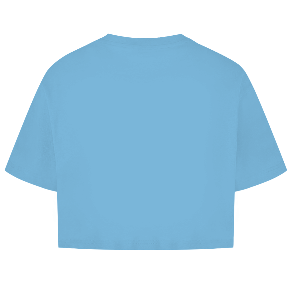 Damen Oversize Crop Top DANZR Logo Groß