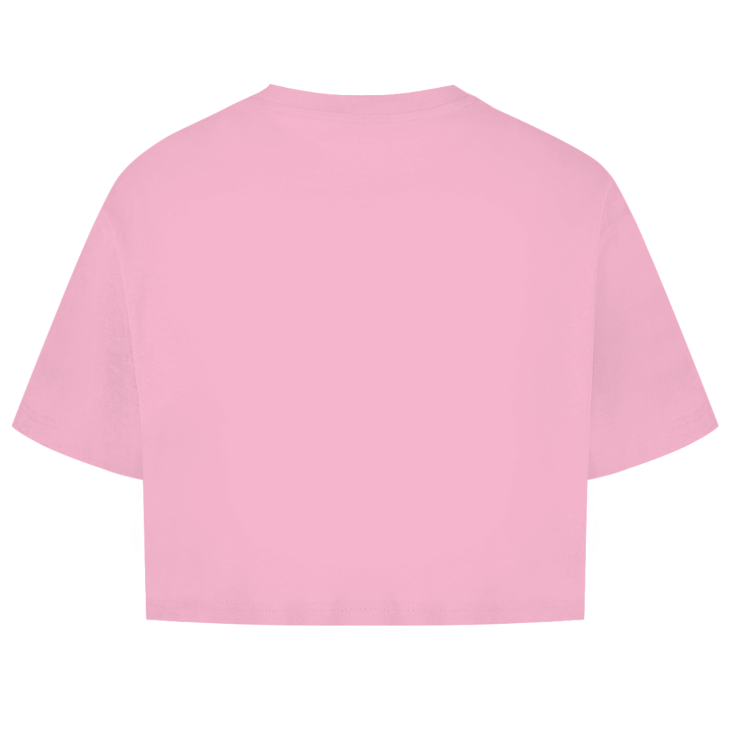 Damen Oversize Crop Top DANZR Logo Groß
