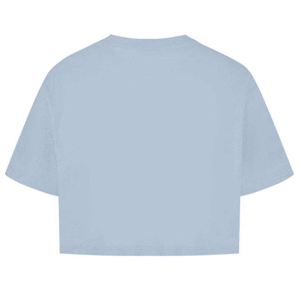 Damen Oversize Crop Top DANZR Logo Groß