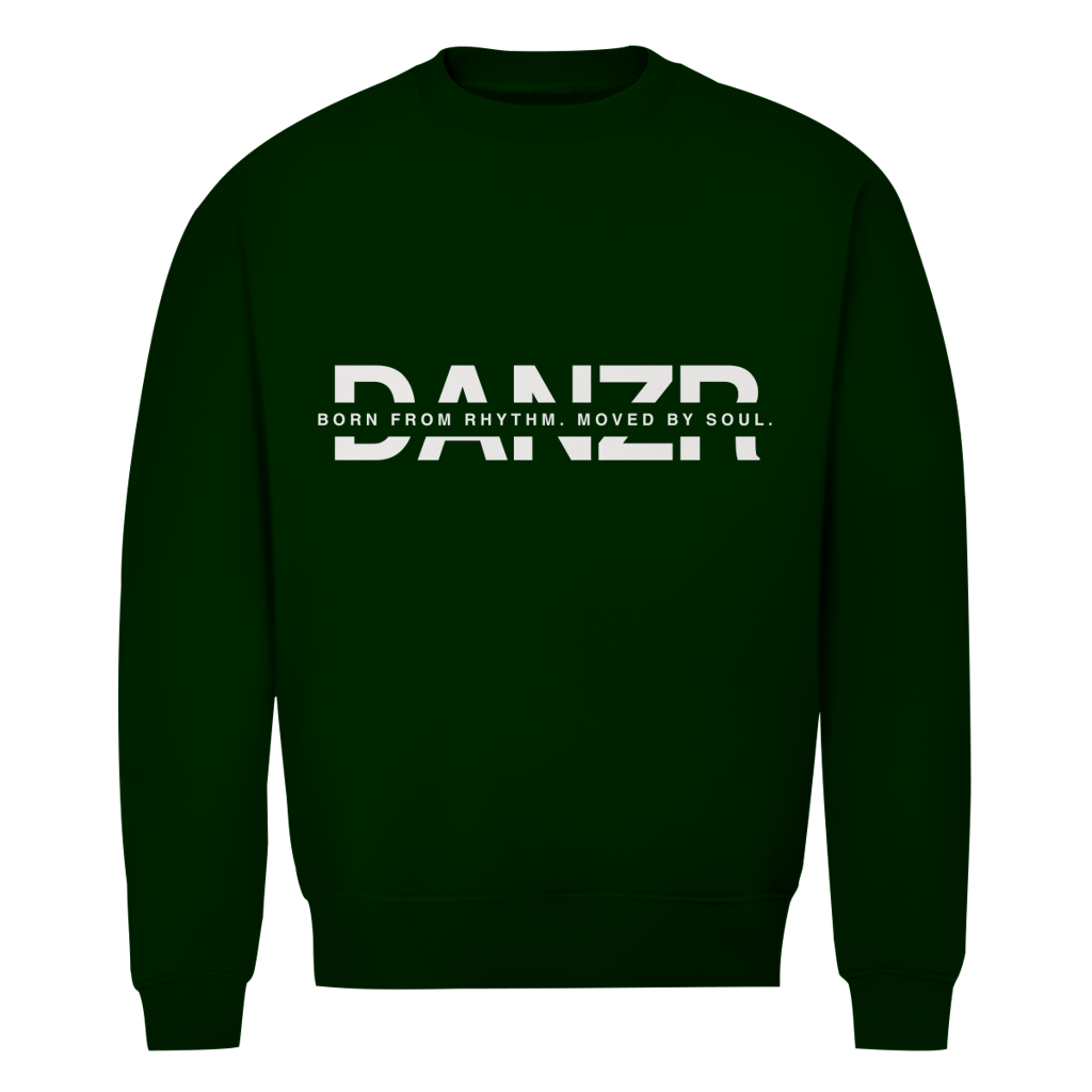 Herren Premium Bio Sweatshirt DANZR Logo Groß