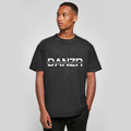 Oversize Washed T-Shirt DANZR Logo Groß